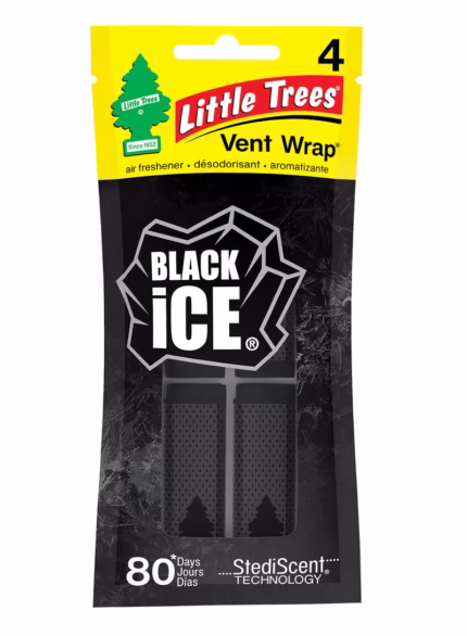 Little Trees Vent Wrap Black Ice Car Air Freshener