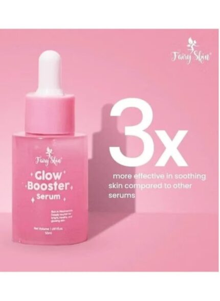 Glow Booster Serum, Luxurious Serum Free of Mineral Oil and Parabens with Noticeable Tightening, Hydration, Whitening Effects and Potent Actives to Diminish Wrinkles and Dark Spots.