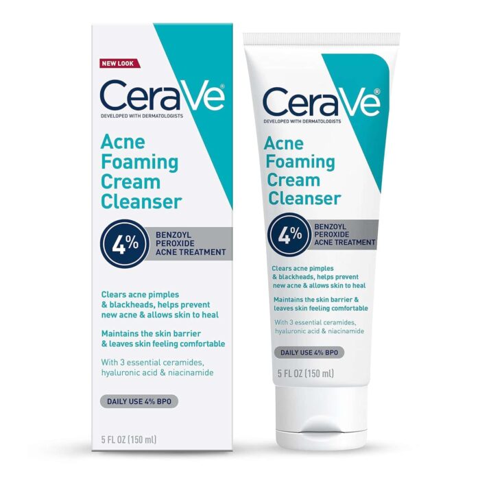 CeraVe Acne Foaming Cleanser | 5 Ounce