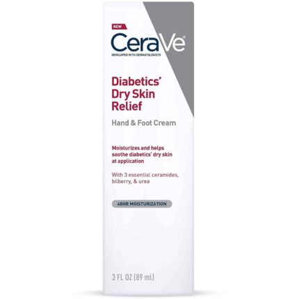 CeraVe Diabetics’ Hand & Foot Cream | 3 Ounce