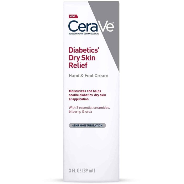 CeraVe Diabetics’ Hand & Foot Cream | 3 Ounce