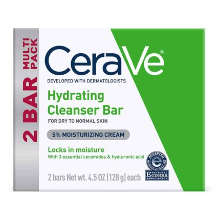 CeraVe Hydrating Cleanser Bars | 4.5 Ounce (2 pack)
