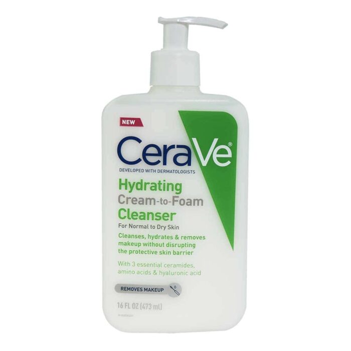 CeraVe Hydrating Cream-to-Foam Cleanser | 16 Ounce