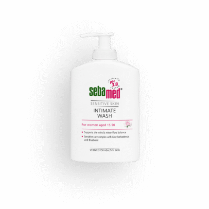 Intimate Wash 3.8 for women aged 15-50 with pump