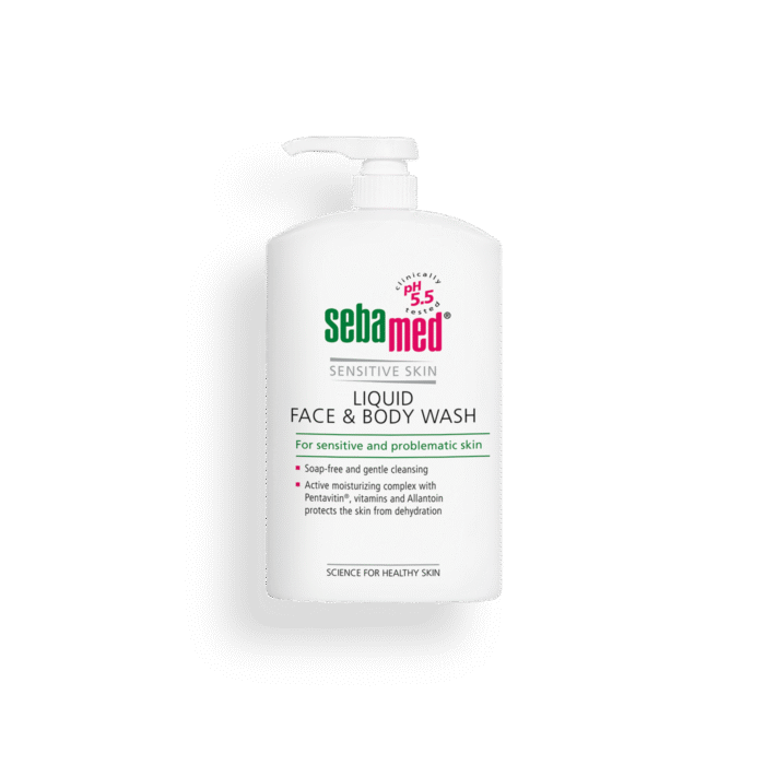 Liquid Face & Body Wash with pump