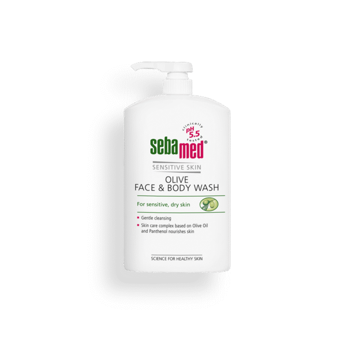 Olive Face & Body Wash with pump